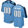 Image of Men's Tennessee Titans Light Blue Custom Alternate Jersey 2019