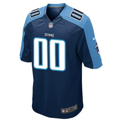 Men's Tennessee Titans Navy Custom Game Jersey 2019