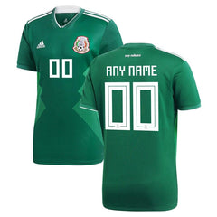 Mexico National Team Youth Home Replica Custom Jersey - Green 2019