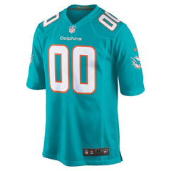 Miami Dolphins Custom Game Jersey – Aqua 2019