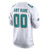 Image of Miami Dolphins Custom Game Jersey – White 2019