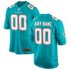 Image of Miami Dolphins Custom Team Color - Game Jersey – Aqua 2019