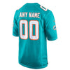 Image of Miami Dolphins Custom Team Color - Game Jersey – Aqua 2019