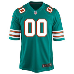 Miami Dolphins Customized Throwback Jersey - Aqua 2019