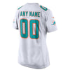 Image of Miami Dolphins Women's Custom Game Jersey – White 2019