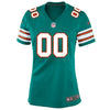 Image of Miami Dolphins Women's Custom Throwback Jersey - Aqua 2019