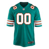 Image of Miami Dolphins Youth Custom Throwback Game Jersey - Aqua 2019