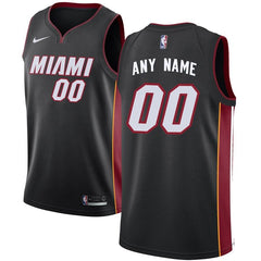 Miami Heat Swingman Custom Jersey Black - Icon Edition 2019