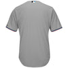 Image of Miami Marlins Majestic 2019 Official Cool Base Jersey - Gray 2019