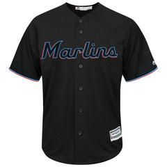 Miami Marlins Majestic Alternate 2019 Cool Base Custom Jersey – Black 2019