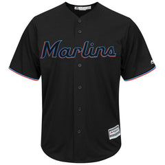 Miami Marlins Majestic Alternate 2019 Official Cool Base Team Jersey – Black 2019