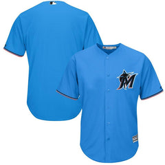 Miami Marlins Majestic Alternate 2019 Official Cool Base Team Jersey – Blue Thunder 2019