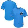 Image of Miami Marlins Majestic Alternate 2019 Official Cool Base Team Jersey – Blue Thunder 2019