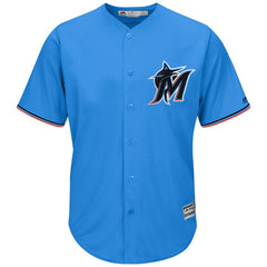 Miami Marlins Majestic Alternate 2019 Official Cool Base Team Jersey – Blue Thunder 2019