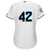 Image of Miami Marlins Majestic Women's 2019 Jackie Robinson Day Official Cool Base Jersey – White 2019