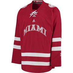 Miami University RedHawks  Hockey Jersey - Red 2019