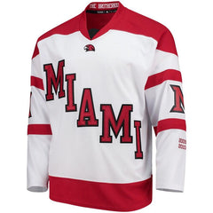 Miami University RedHawks  Hockey Jersey - White 2019