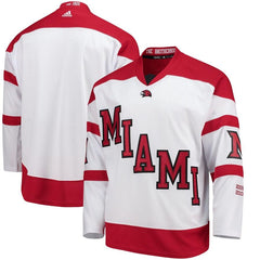 Miami University RedHawks  Hockey Jersey - White 2019