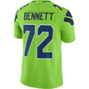 Image of Michael Bennett Seattle Seahawks Vapor Untouchable Color Rush Limited Player Jersey - Neon Green 2019