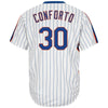 Image of Michael Conforto New York Mets Majestic Home Cool Base Player Jersey - White 2019