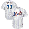 Image of Michael Conforto New York Mets Majestic Official Cool Base Player Jersey - White 2019