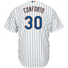 Image of Michael Conforto New York Mets Majestic Official Cool Base Player Jersey - White 2019