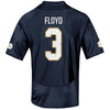 Image of Michael Floyd Notre Dame Fighting Irish Under Armour Youth Replica Jersey - Navy 2019