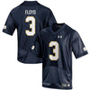 Image of Michael Floyd Notre Dame Fighting Irish Under Armour Youth Replica Jersey - Navy 2019