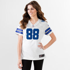 Michael Irvin Dallas Cowboys Women's Retired Game Jersey - White 2019