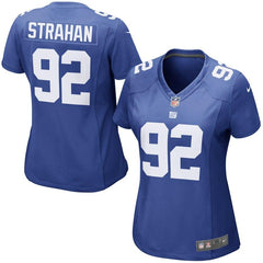 Michael Strahan New York Giants Women's Retired Game Jersey - Royal Blue 2019