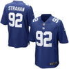 Image of Michael Strahan New York Giants Youth Retired Game Jersey - Royal Blue 2019