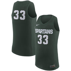 Michigan State Spartans College Replica Basketball Jersey – Green 2019