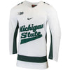 Image of Michigan State Spartans Replica College Hockey Jersey – White 2019