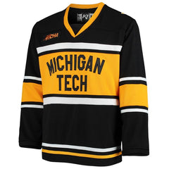 Michigan Tech Huskies Replica Hockey Jersey – Black 2019