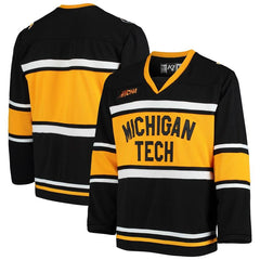 Michigan Tech Huskies Replica Hockey Jersey – Black 2019