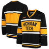 Image of Michigan Tech Huskies Replica Hockey Jersey – Black 2019