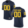 Image of Michigan Wolverines Jordan Brand Custom Replica Football Jersey - Navy 2019