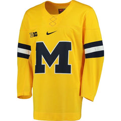 Michigan Wolverines Replica Hockey Jersey - Maize 2019