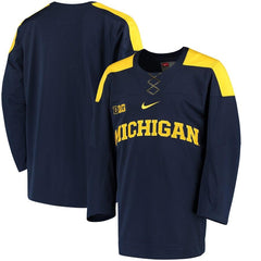 Michigan Wolverines Replica Hockey Jersey - Navy 2019