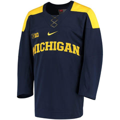 Michigan Wolverines Replica Hockey Jersey - Navy 2019