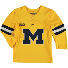 Michigan Wolverines Youth Hockey Jersey - Maize 2019