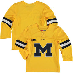 Michigan Wolverines Youth Hockey Jersey - Maize 2019