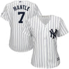 Image of Mickey Mantle New York Yankees Majestic Women's Cool Base Player Jersey - White 2019