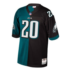 Brian Dawkins Philadelphia Eagles Mitchell & Ness Retired Player Split Replica Jersey – Black/Midnight Green 2019