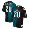 Image of Brian Dawkins Philadelphia Eagles Mitchell &amp; Ness Retired Player Split Replica Jersey – Black/Midnight Green 2019