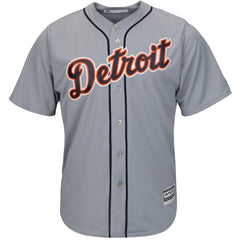 Miguel Cabrera Detroit Tigers Majestic Cool Base Player Jersey - Gray 2019