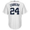 Image of Miguel Cabrera Detroit Tigers Majestic Cool Base Player Jersey - White 2019