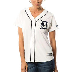 Miguel Cabrera Detroit Tigers Majestic Women's Cool Base Replica Player Jersey – White 2019