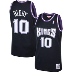 Mike Bibby Sacramento Kings Mitchell &amp; Ness 2001-02 Hardwood Classics Swingman Jersey – Black 2019