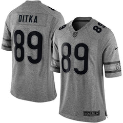 Mike Ditka Chicago Bears Gridiron Gray Limited Jersey - Gray 2019